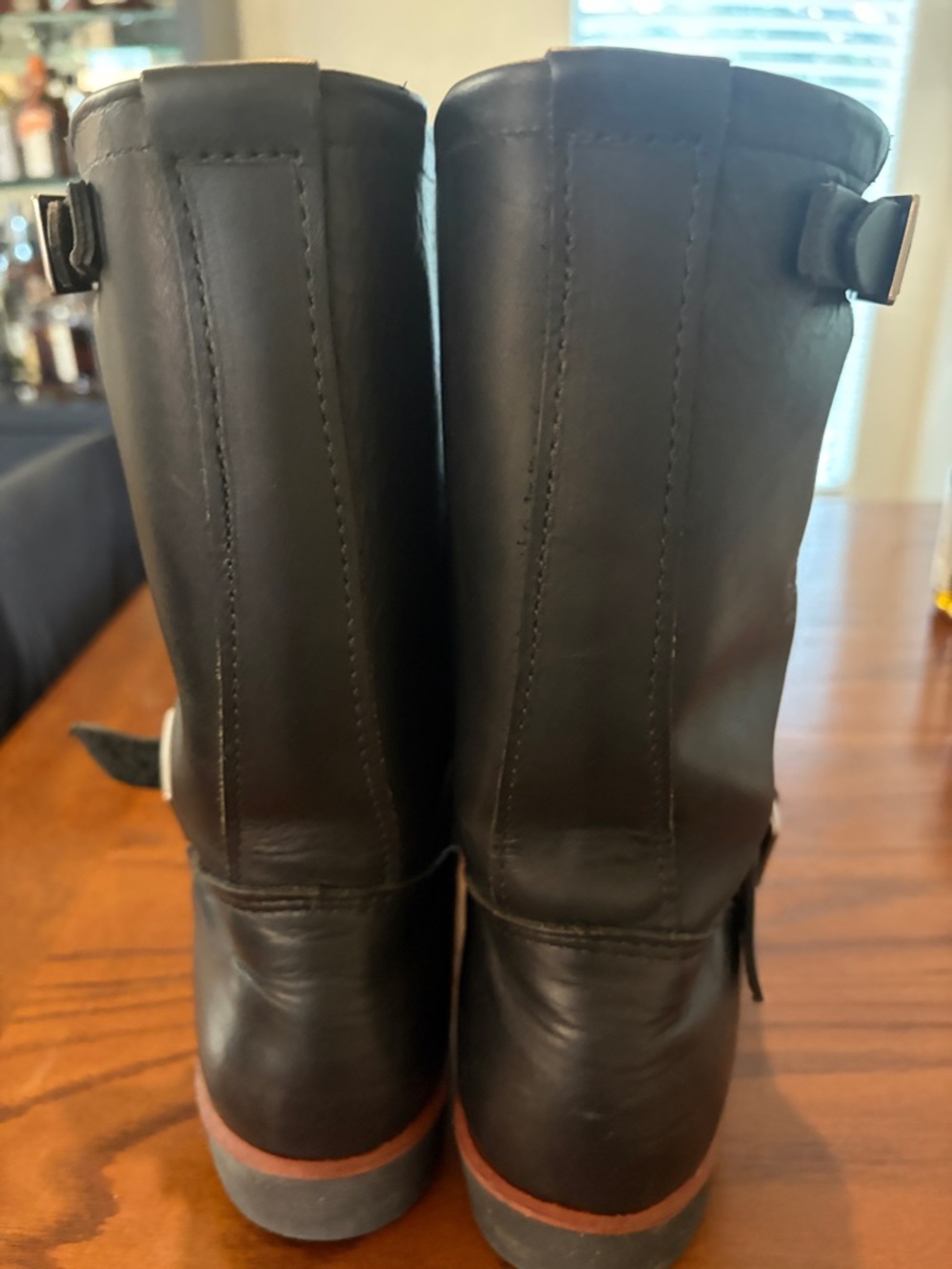Red Wing Black Harness Leather Engineer Boot 2990 Size 10D EUC - Picture 3 of 8